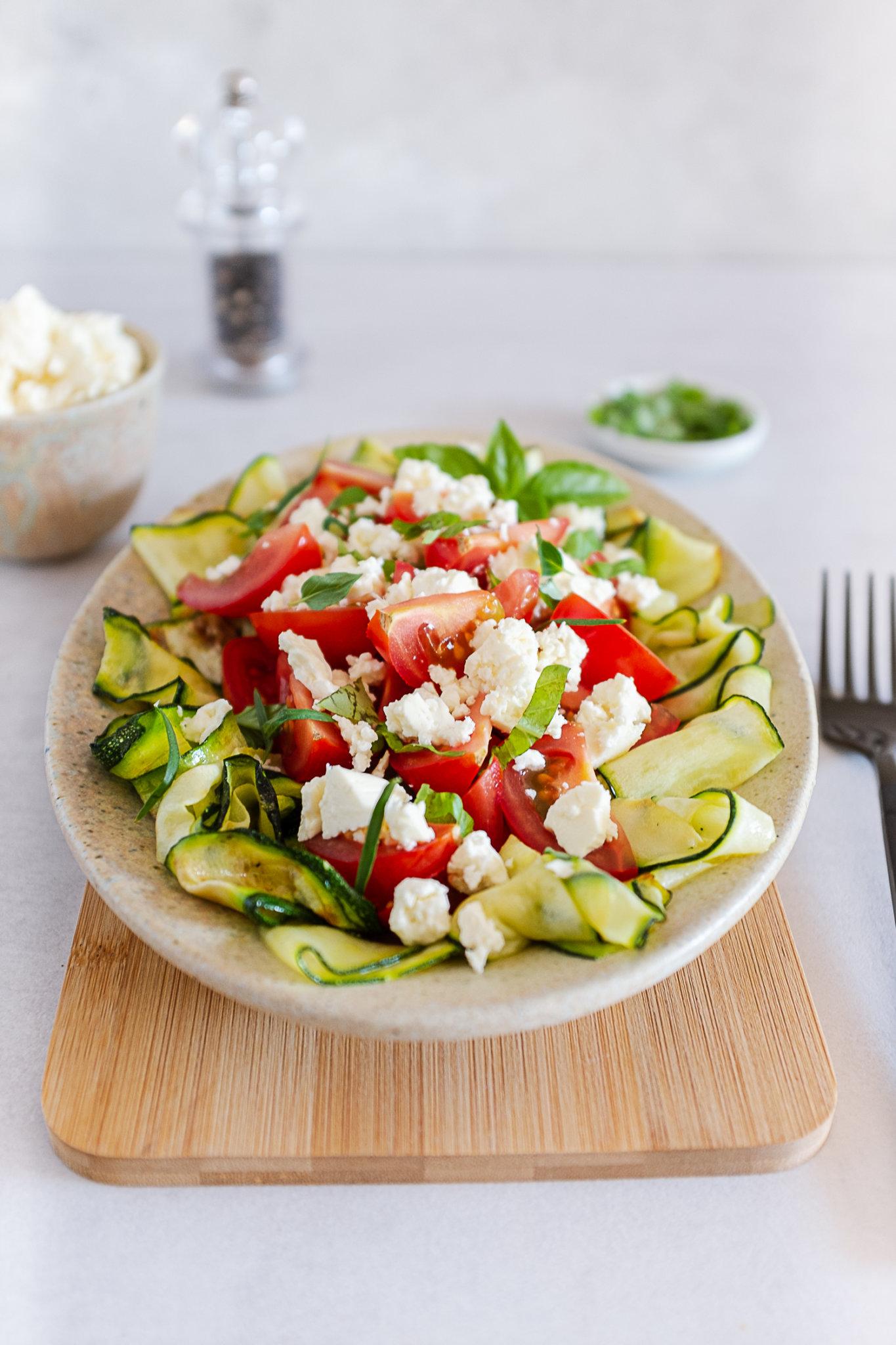 Zucchini-Salat Mit Tomaten Und Feta - Schnelle & Einfache Rezepte